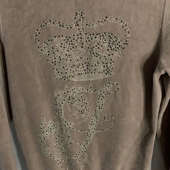 brown juicy couture zip up - Picture 2 of 2